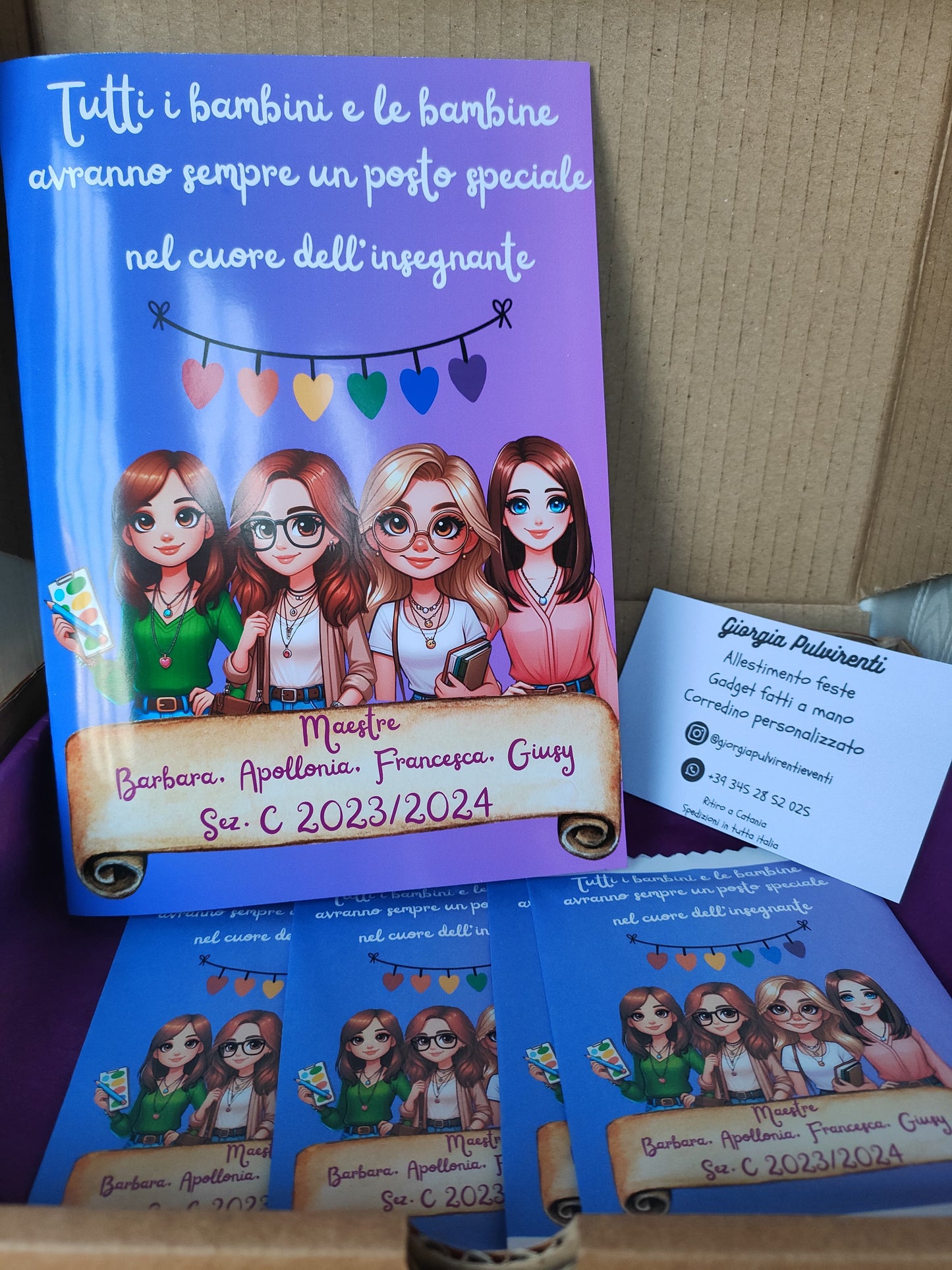 Album Figurine Personalizzato con 24 Foto - Artigianale