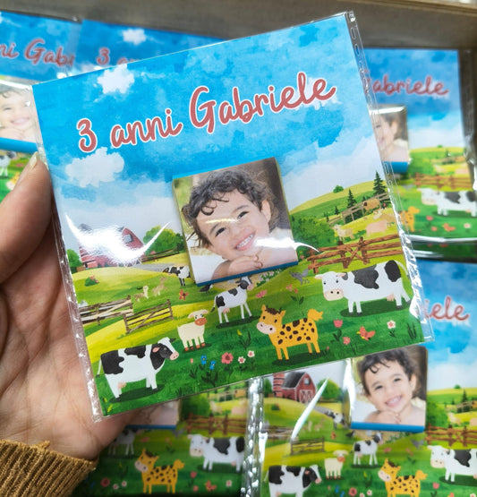 Segnaposto personalizzati a tema fattoria - 50 pezzi