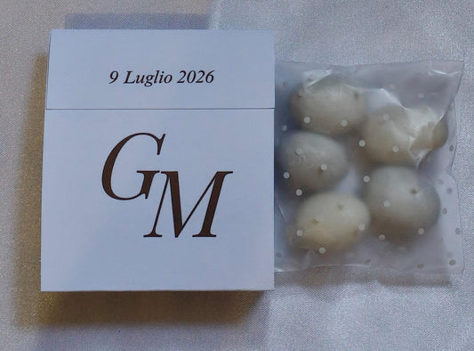 110 scatoline personalizzate portaconfetti