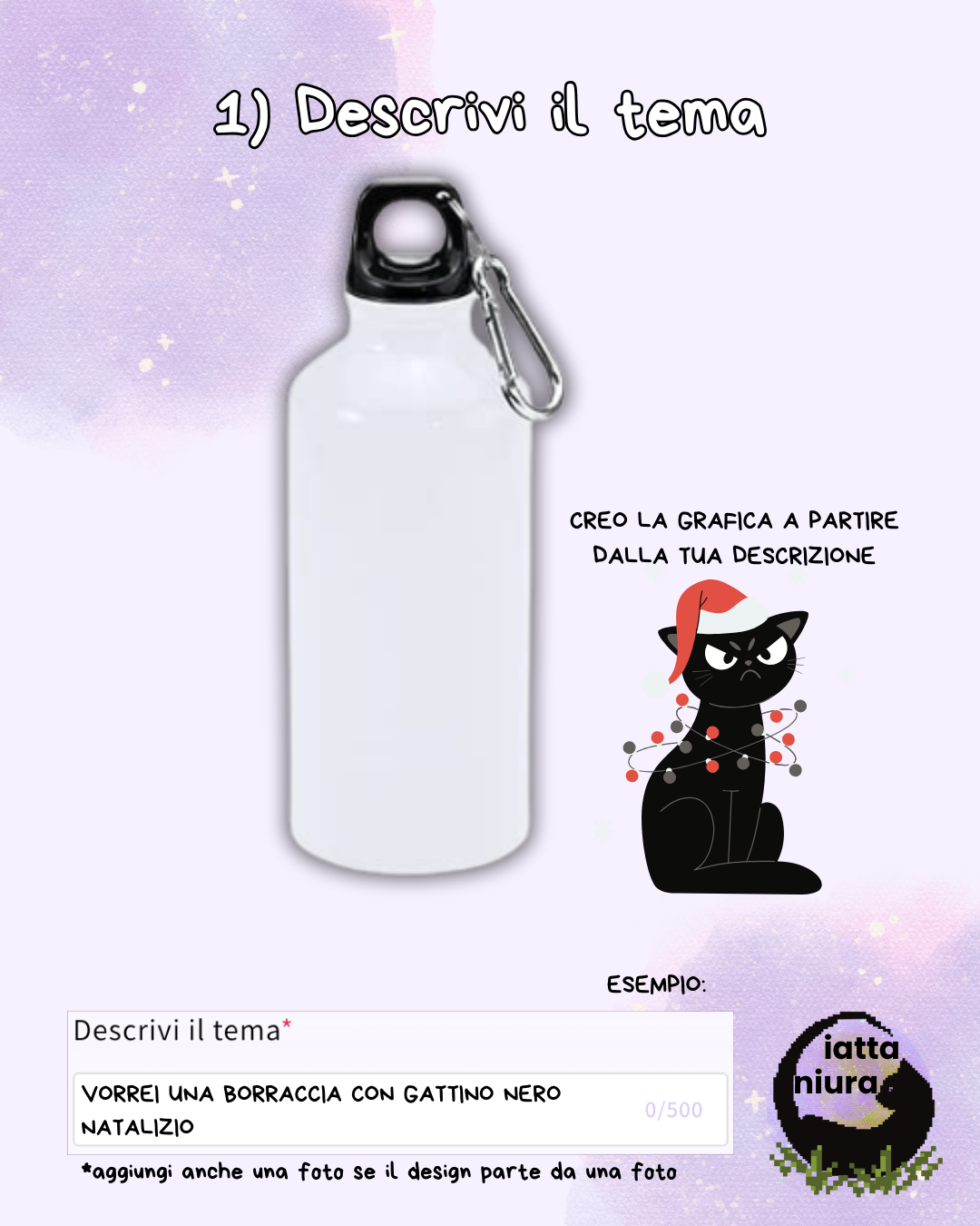 Borraccia Alluminio - Grafica Personalizzata