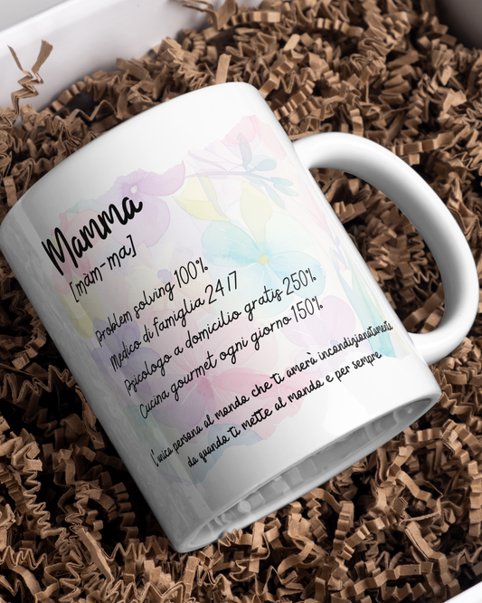 Tazza in Ceramica 11oz – Festa della Mamma | Idea Regalo Artigianale