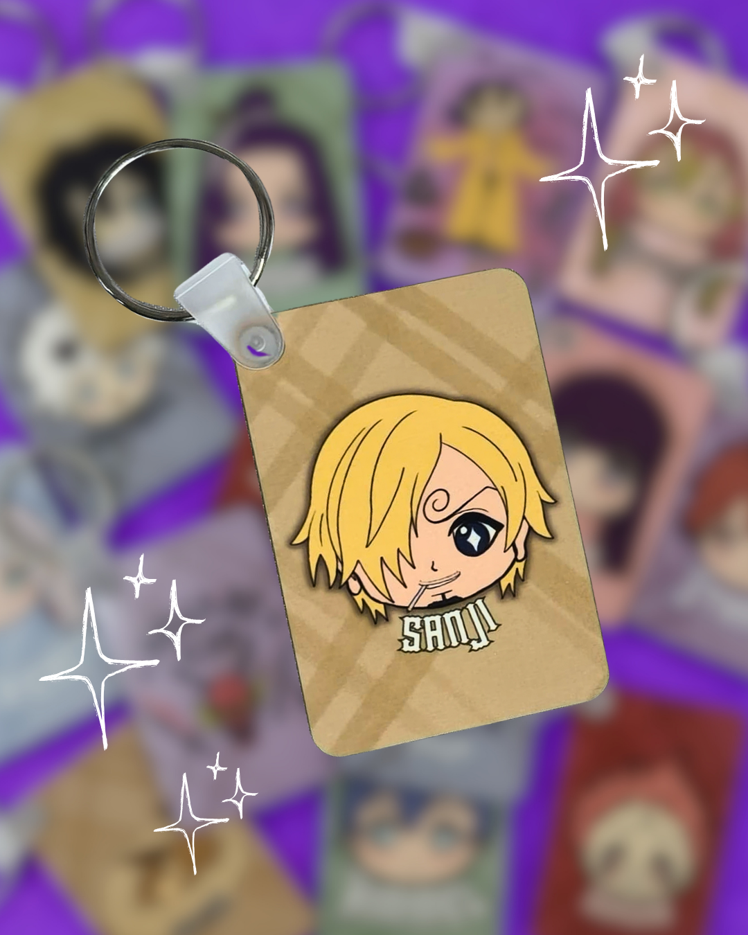 Portachiavi (Sanji) - Fatto a mano