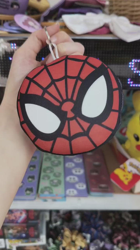 Gadget fine festa fatti a mano - testa spiderman portachiavi