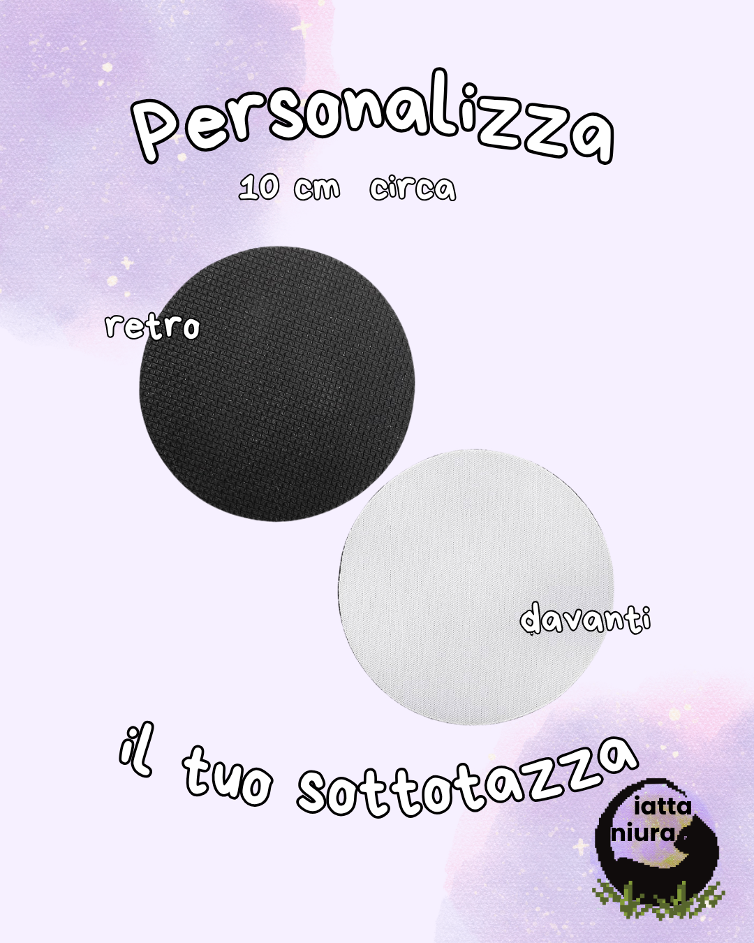 Sottotazza Personalizzato con Frase o Immagine