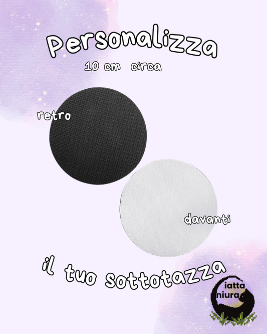 Sottotazza Personalizzato con Frase o Immagine