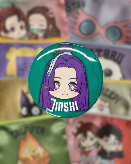 Spilla glossy Jinshi 32 mm - Fatto a mano